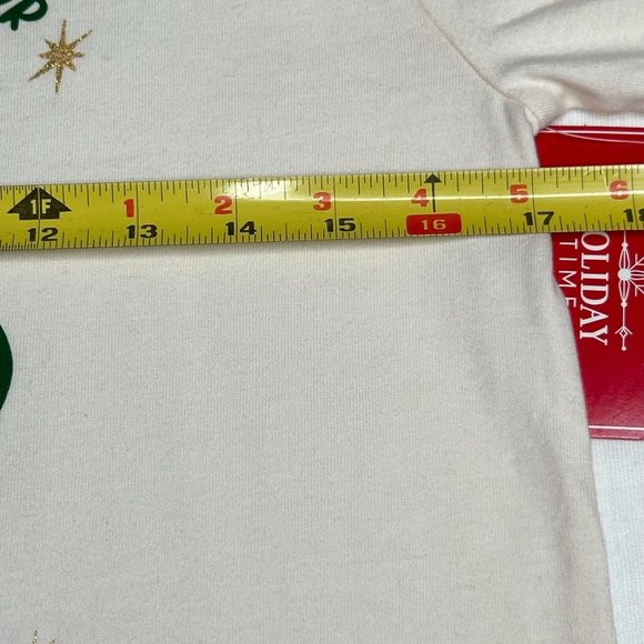 Holiday T-Shirts NEW Christmas is a Unicorn Long Sleeves size L 10-12 Kids - Picture 5 of 5